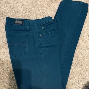 Dark Green Earl Straight Leg Jeans